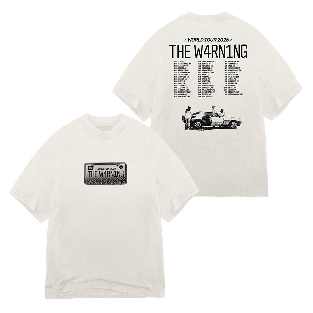 TW World Tour 2026 T-Shirt - The Warning Official Store