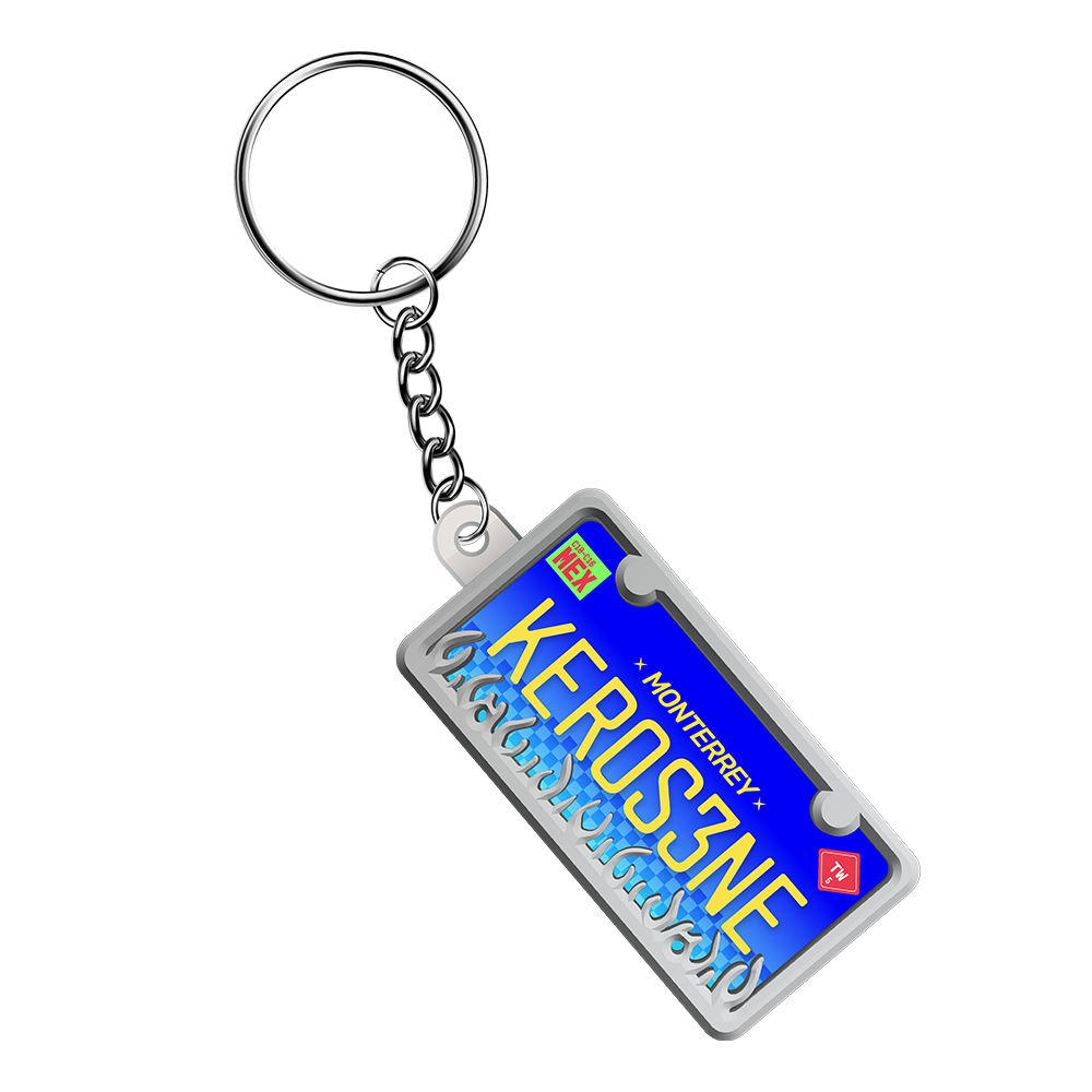 Kerosene Keychain Front