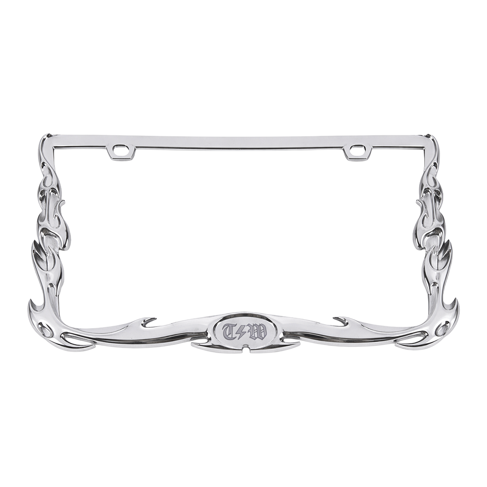 Kerosene License Plate Frame
