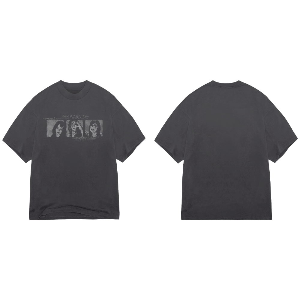 TW Tile T-Shirt (Grey) Front and Back