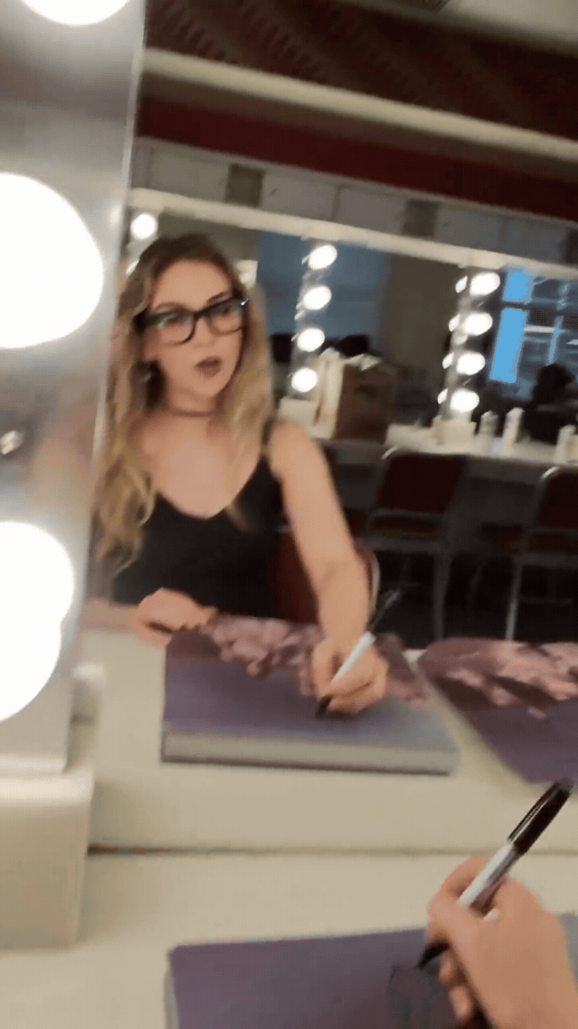 Everything’s Falling Alt Cover Signed Vinyl GIF
