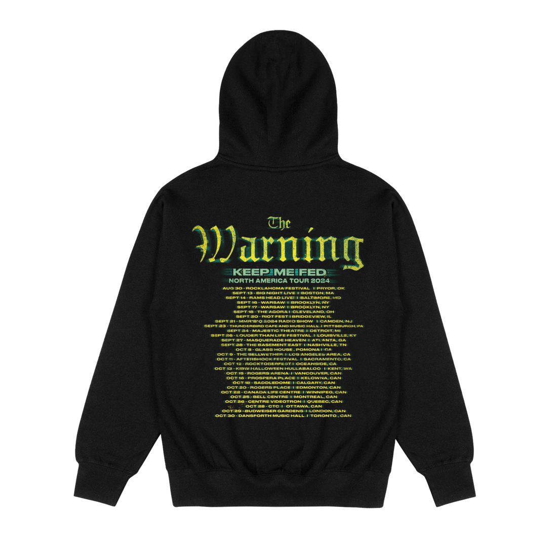 Keep Me Fed 2024 Tour Dates Hoodie