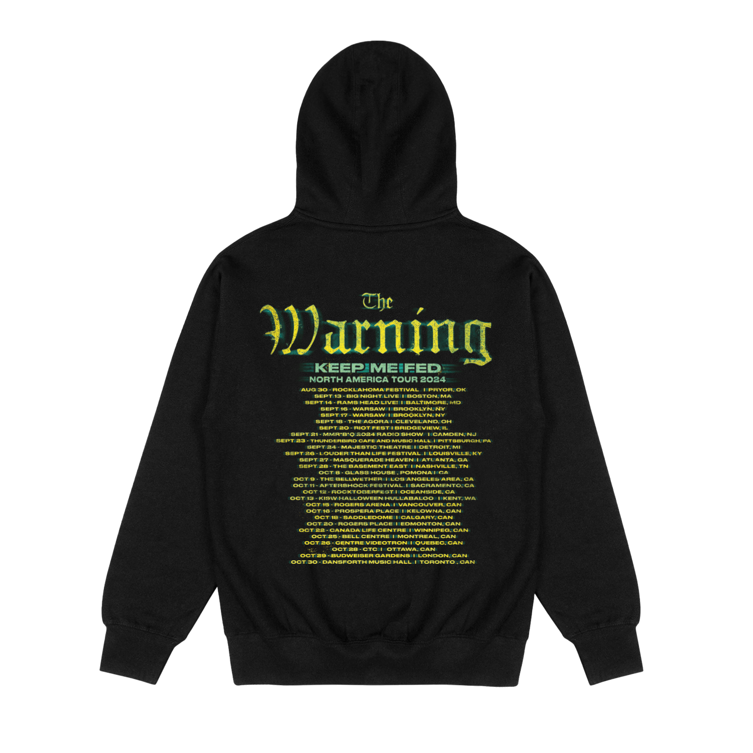 Keep Me Fed 2024 Tour Dates Hoodie