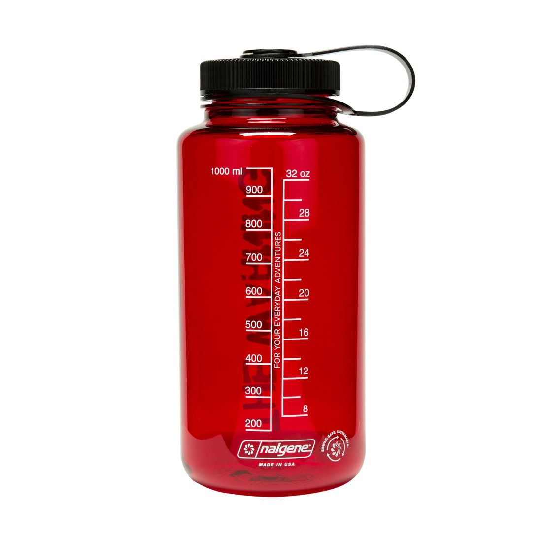 Blood Red STENCIL Nalgene Water Bottle