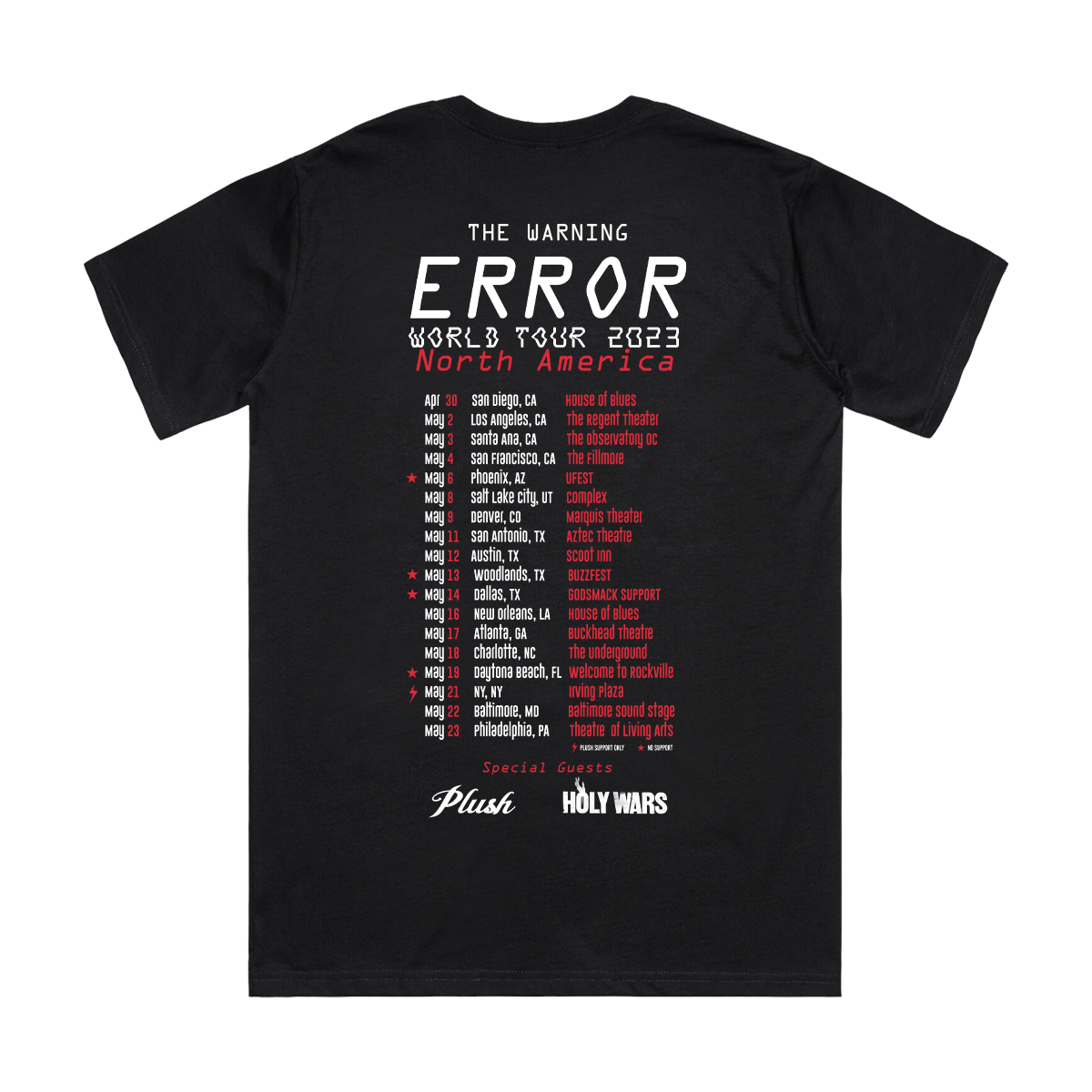 2023 World Tour Tee