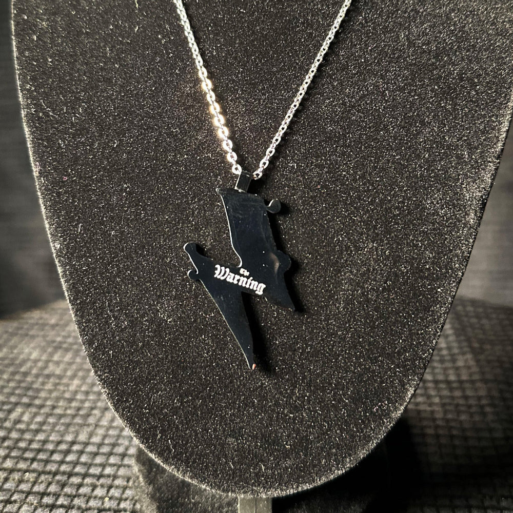 Lightning Bolt Necklace Back