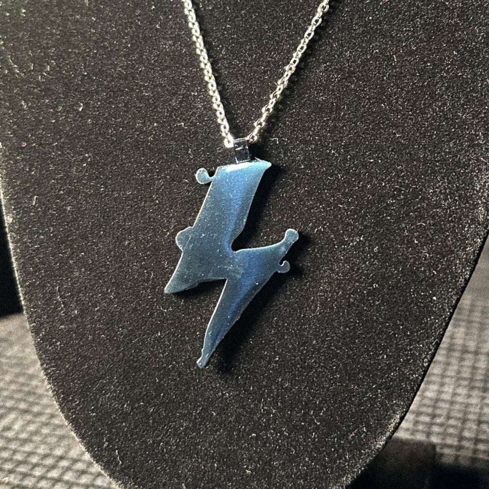 Lightning Bolt Necklace Front
