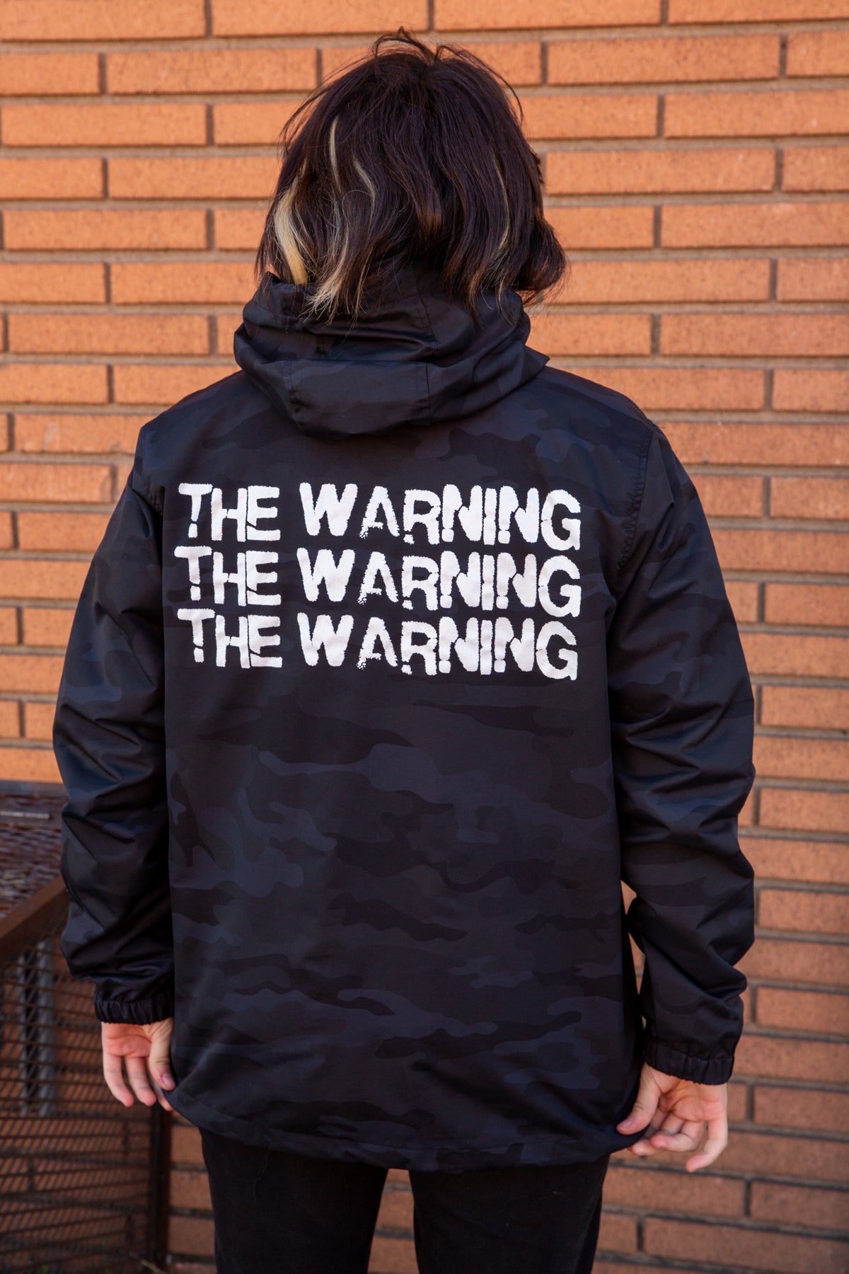 Stencil Logo Pullover Camo Jacket – The Warning | Official Merchandise