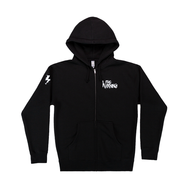 Logo Lightning Zip Up Hoodie – The Warning | Official Merchandise